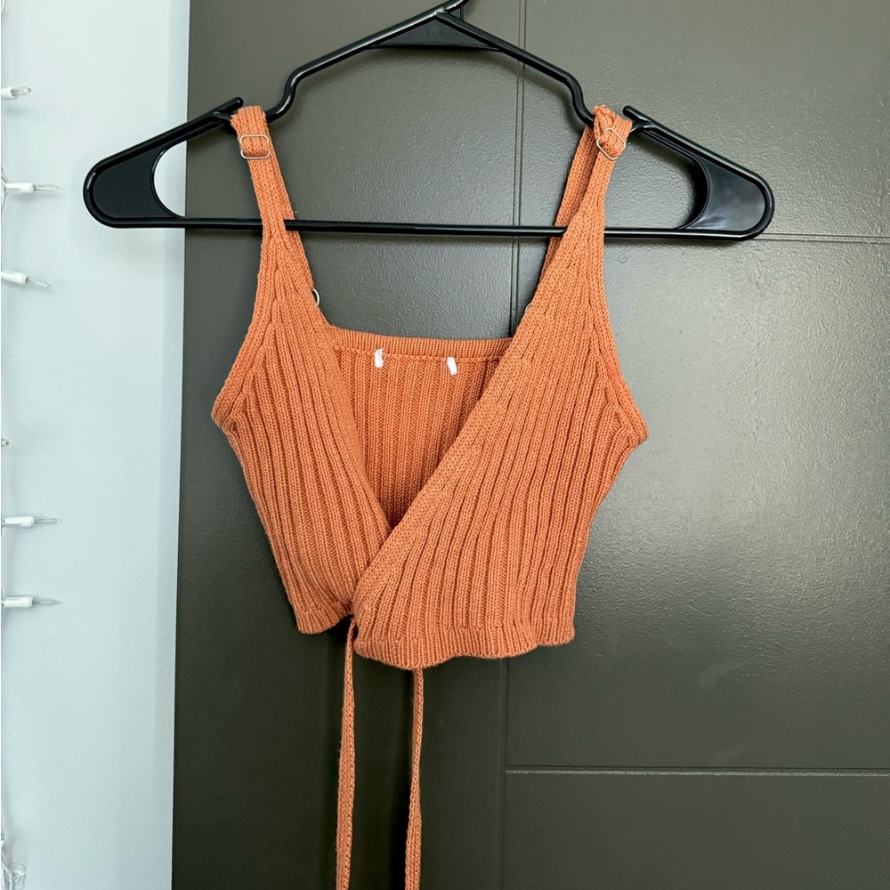 Orange crop top | Black owned business